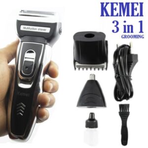 Kemei 3 in 1 Trimmer Shaving Machine For men